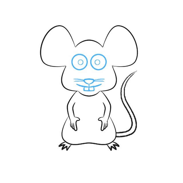 老鼠简笔画 老鼠怎么画