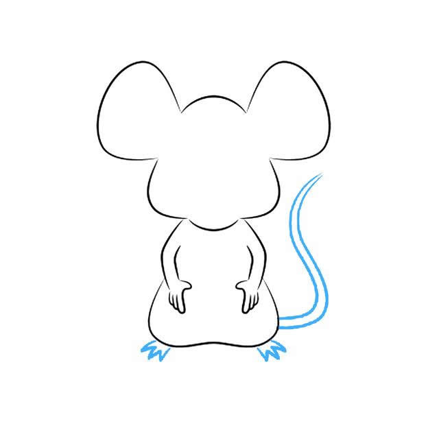 老鼠简笔画 老鼠怎么画