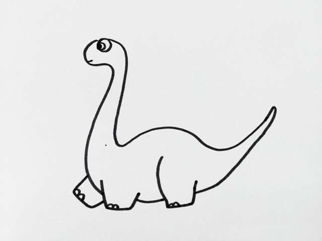 恐龙简笔画图片大全 恐龙怎么画