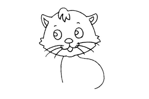 小猫咪简笔画图片 小猫咪怎么画