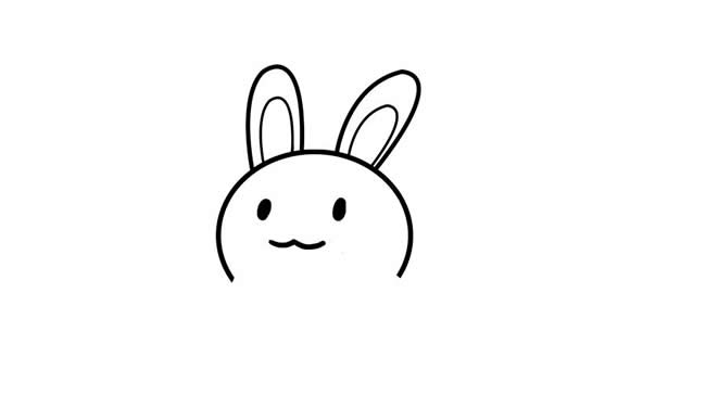 小兔子背着胡萝卜简笔画图片大全