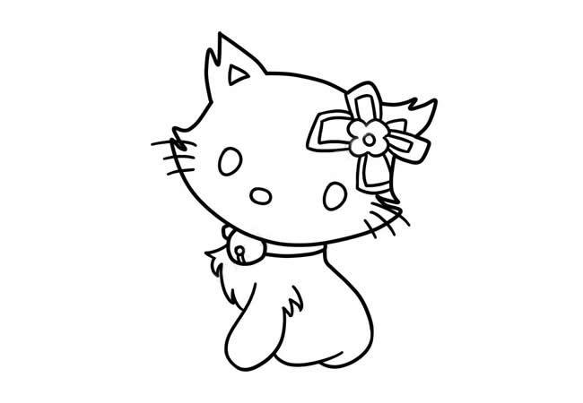 可爱的猫咪简笔画图片 猫咪怎么画