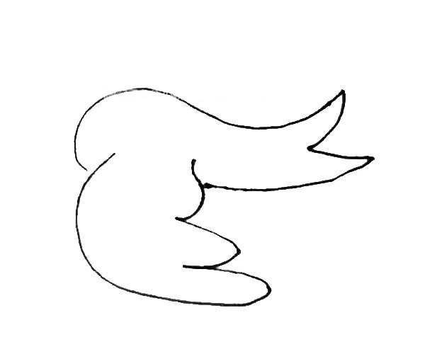 金黄色燕子简笔画图片 燕子怎么画