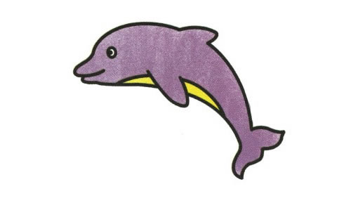 海豚简笔画彩色图片 海豚怎么画