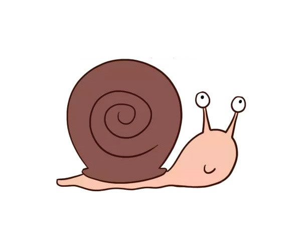 卡通蜗牛简笔画图片 蜗牛怎么画
