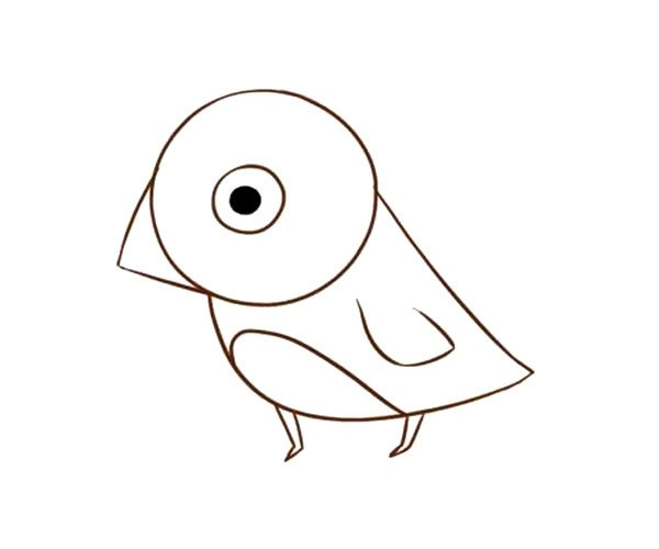 麻雀动物简笔画图片 麻雀怎么画