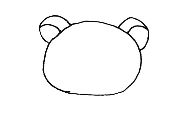 彩色熊简笔画图片 彩色熊怎么画
