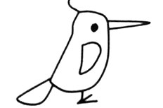 啄木鸟简笔画图片怎么画