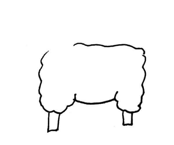 可爱的绵羊简笔画图片 绵羊怎么画