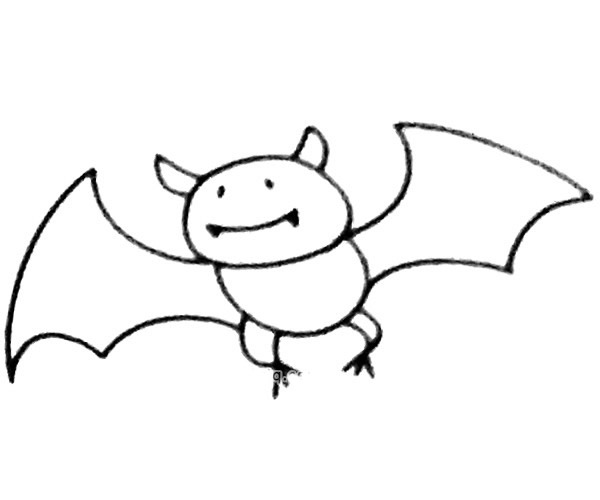 蝙蝠简笔画图片 蝙蝠怎么画