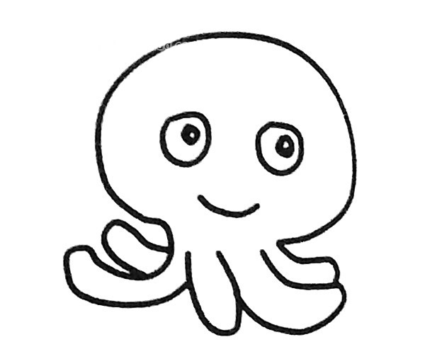 卡通章鱼简笔画图片 章鱼怎么画