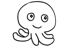 卡通章鱼简笔画图片 章鱼怎么画