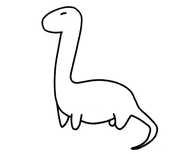 卡通恐龙简笔画图片 卡通恐龙怎么画