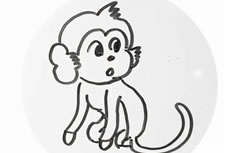 猴子简笔画图片怎么画