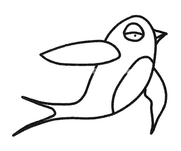 燕子简笔画图片 燕子怎么画