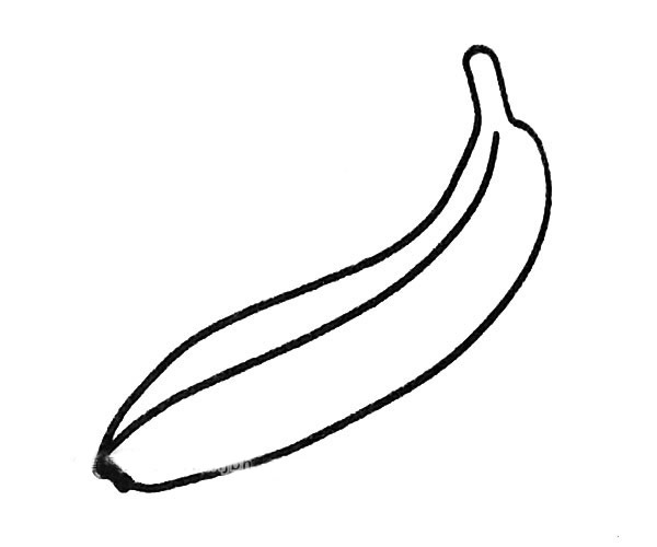 四种香蕉简笔画图片 四种香蕉怎么画