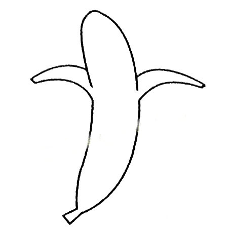 香蕉简笔画图片 香蕉的画法
