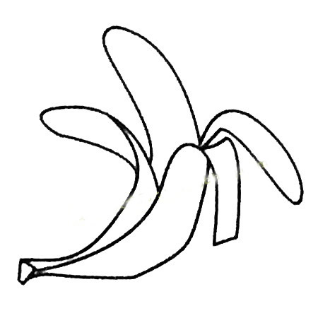 香蕉简笔画图片 香蕉的画法