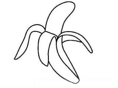 彩色香蕉简笔画图片 彩色香蕉怎么画