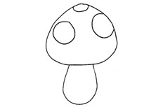蘑菇简单的画图片 蘑菇怎么画