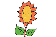向日葵简笔画图片 向日葵怎么画