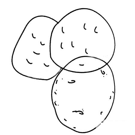 土豆简笔画图片 土豆要怎么画