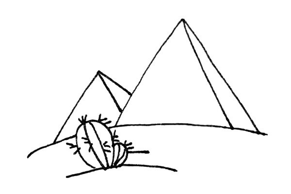 金字塔简笔画图片 金字塔怎么会和