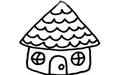 6款小房子简笔画图片大全 小房子怎么画