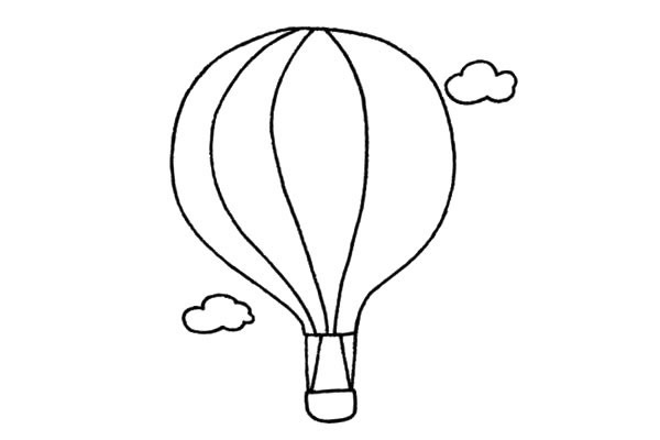 6款热气球简笔画图片 热气球怎么画