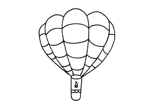 6款热气球简笔画图片 热气球怎么画