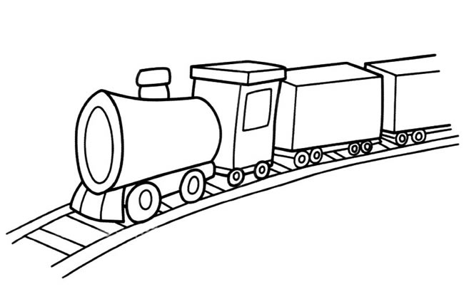 火车简笔画图片 火车怎么画