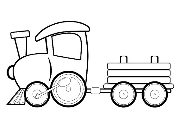 可爱的小火车简笔画图片怎么画