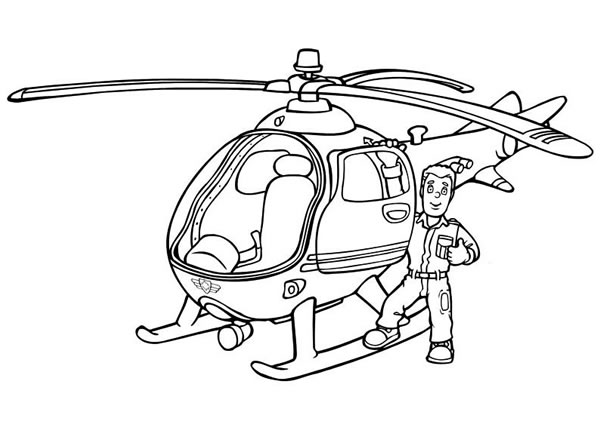 救援直升机简笔画图片 救援直升机怎么画