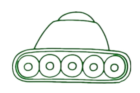 学画坦克简笔画图片 坦克怎么画