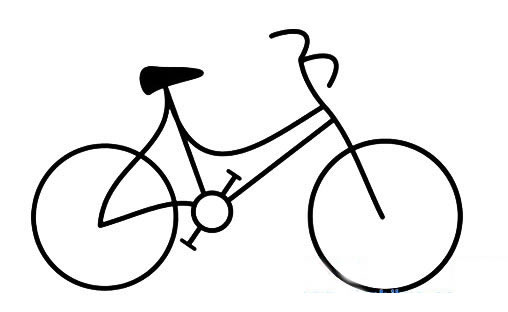共享单车的简笔画图片怎么画