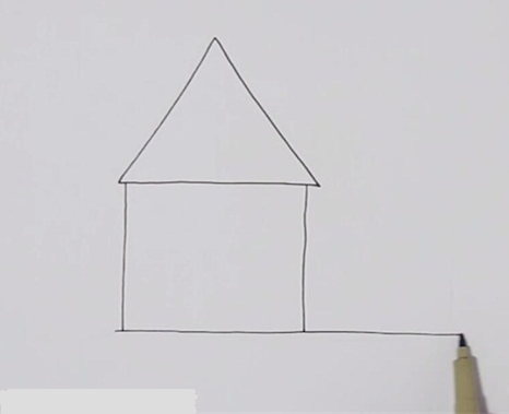 房屋简笔画图片 房屋怎么画