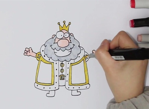 国王简笔画图片 国王怎么画