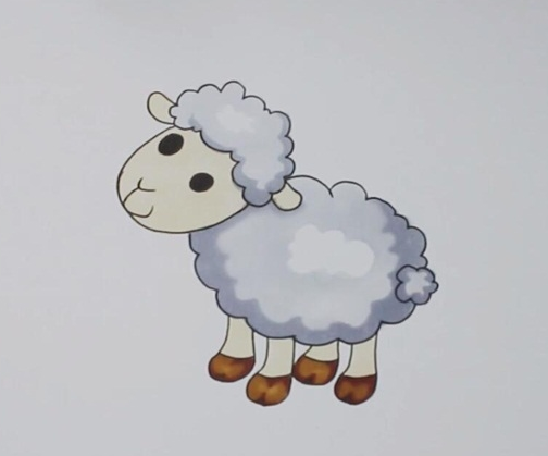 绵羊简笔画图片 绵羊怎么画