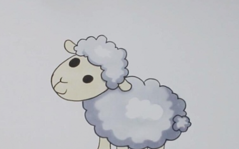 绵羊简笔画图片 绵羊怎么画