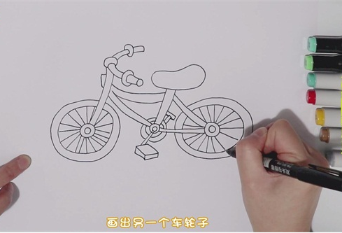 自行车简笔画图片 自行车怎么画