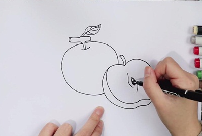 苹果简笔画图片 苹果怎么画