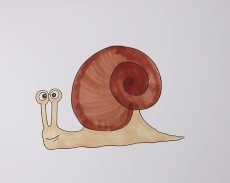 蜗牛简笔画图片 蜗牛怎么画