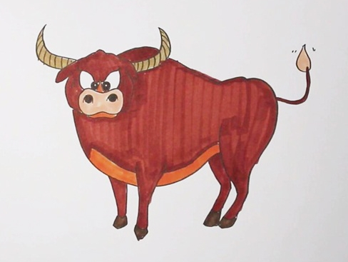 牛简笔画图片 牛怎么画