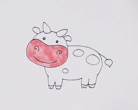 奶牛简笔画图片 奶牛怎么画