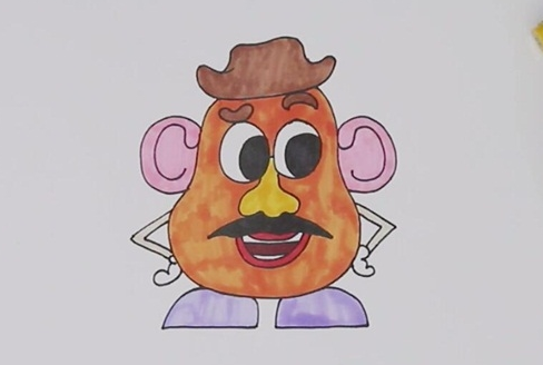 土豆先生简笔画图片 土豆先生怎么画