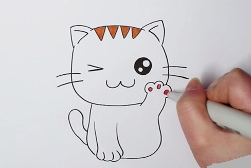 小猫咪简笔画图片 猫怎么画