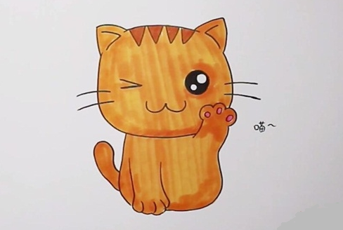 小猫咪简笔画图片 猫怎么画