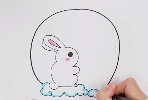 玉兔简笔画图片 兔子怎么画