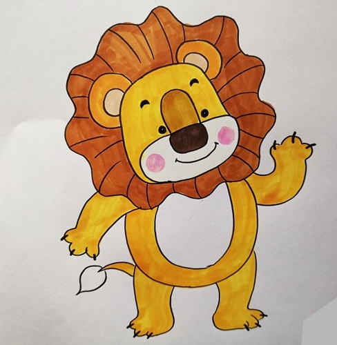 狮子简笔画图片 狮子怎么画