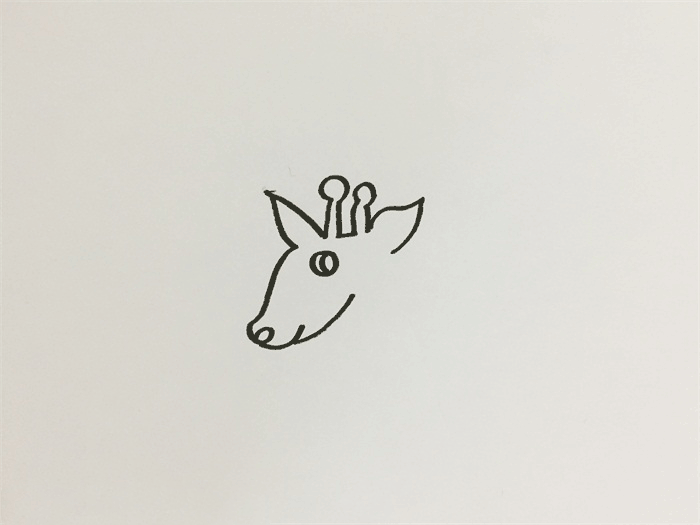 长颈鹿简笔画图片怎么画